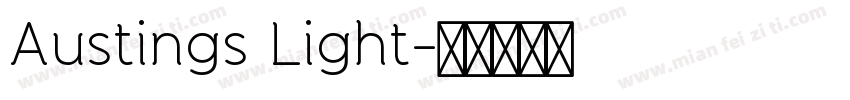 Austings Light字体转换